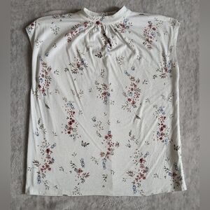 Reitmans | Size XS Floral Cap-Sleeve Blouse